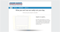 Desktop Screenshot of consumermarkouts.com